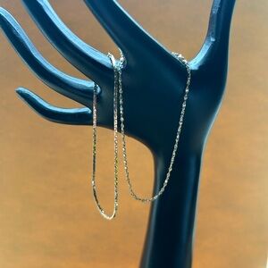 Gold Tone Bracelet Duo